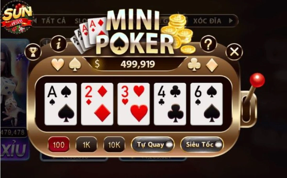 Game bài Mini poker Sunwin là gì?